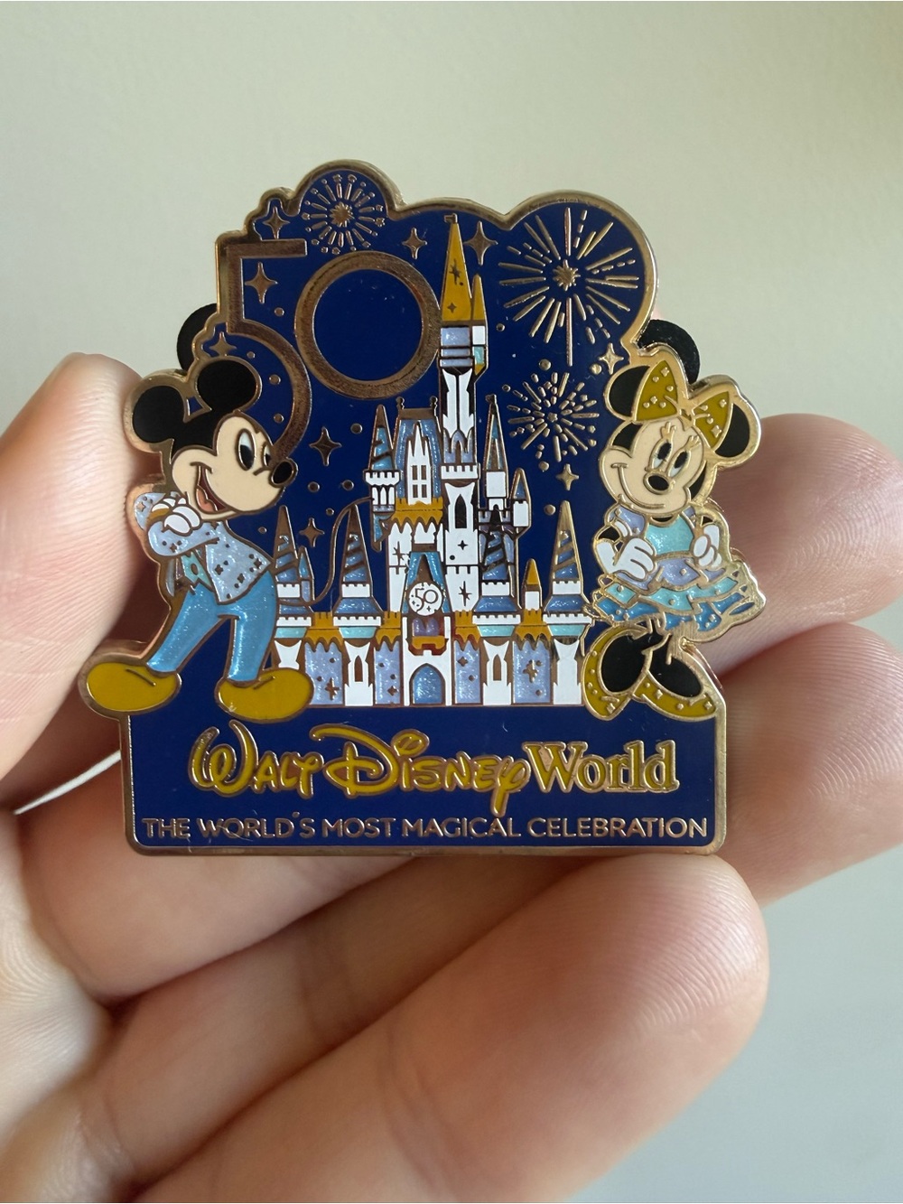 Disney World 50th anniversary pin *authentic*